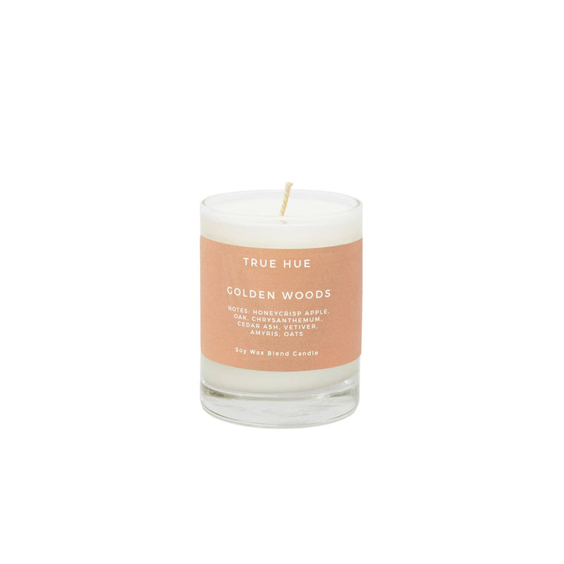 Golden Woods Mini Candle by True Hue