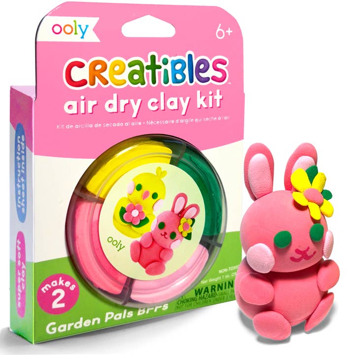 Creatibles Mini Air Dry Clay Kit - Garden Pals BFFs by OOLY