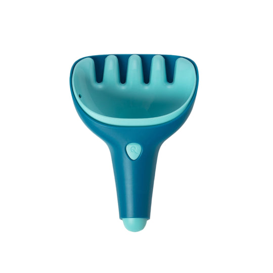 Raki 2 in 1 Beach Rake and Digger Toy - Ocean by Quut Toys