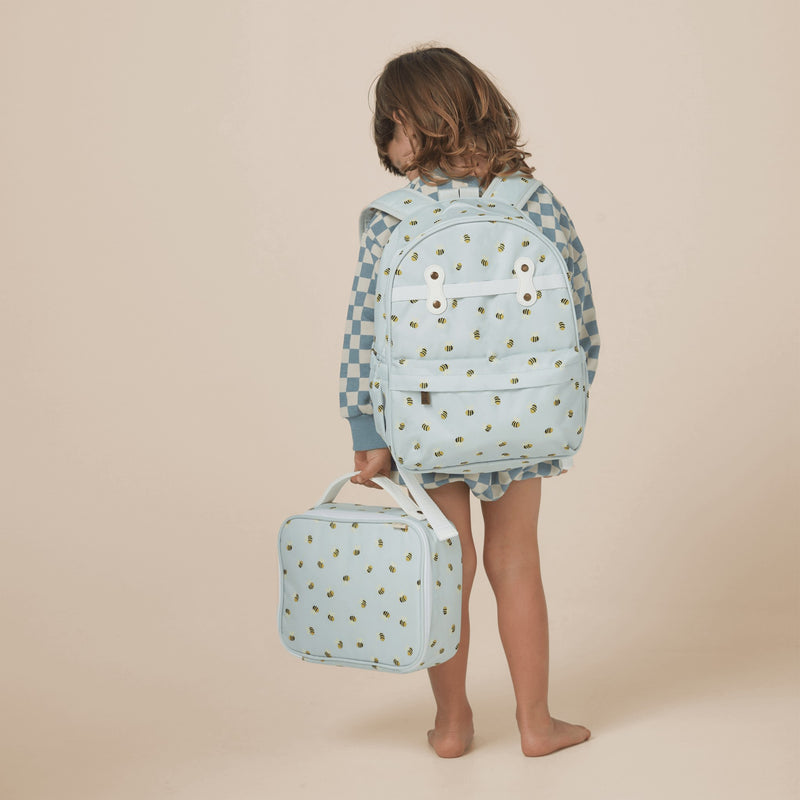 See-ya Lunch Bag - Blue Bee by Olli Ella