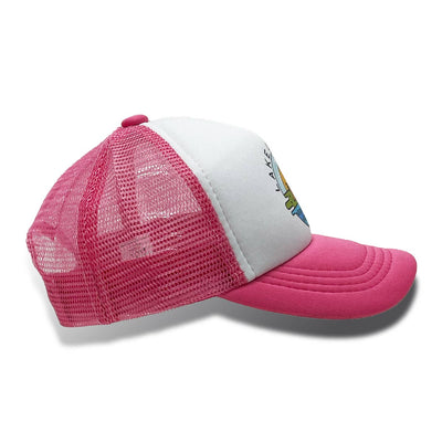 Lake Life Trucker Hat - Hot Pink by Bubu