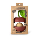 Oli & Carol stackable toy and rattle ball packaging on a white background