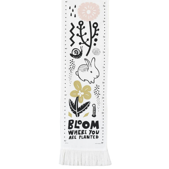 Organic Canvas Growth Chart - Bloom by Wee Gallery