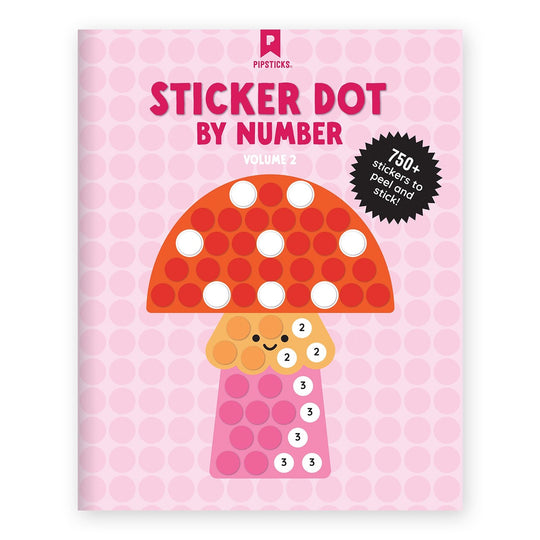 Sticker Dot by Number Book - Volume 2 by Pipsticks