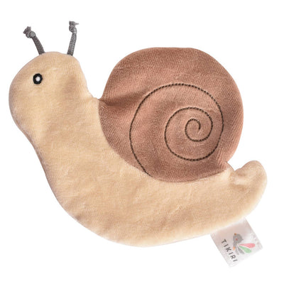 Organic Snail Crinkle Toy by Tikiri Toys