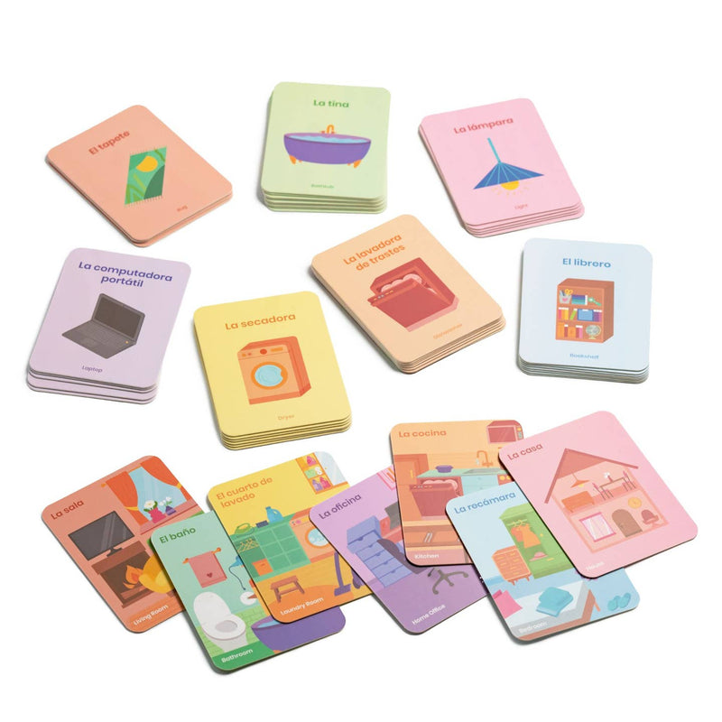 In My Home Bilingual Flashcards by Habbi Habbi