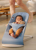 Bouncer Bliss - Blue Petal Quilt Cotton by Baby Bjorn