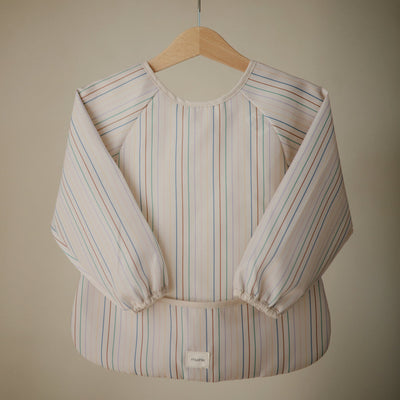 Long Sleeve Bib - Retro Stripes by Mushie