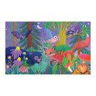 Forest Day & Night 75 Piece Lenticular Puzzle by Mudpuppy featuring vibrant forest animals and plants.