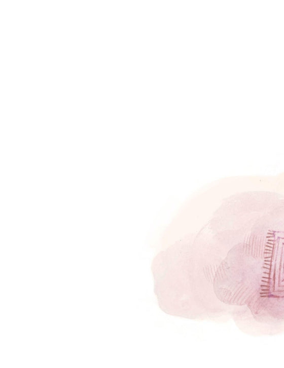 Pink knitted hat on a white background