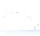 Abstract white line art on a white background