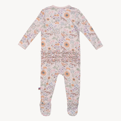 Garden of Dreams Modal Magnetic Right Fit Footie by Magnetic Me