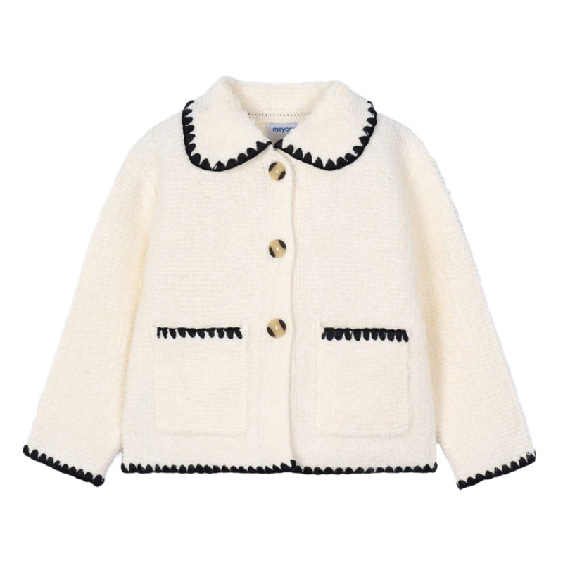 Knit Jacket - Almond by Mayoral - FINAL SALE