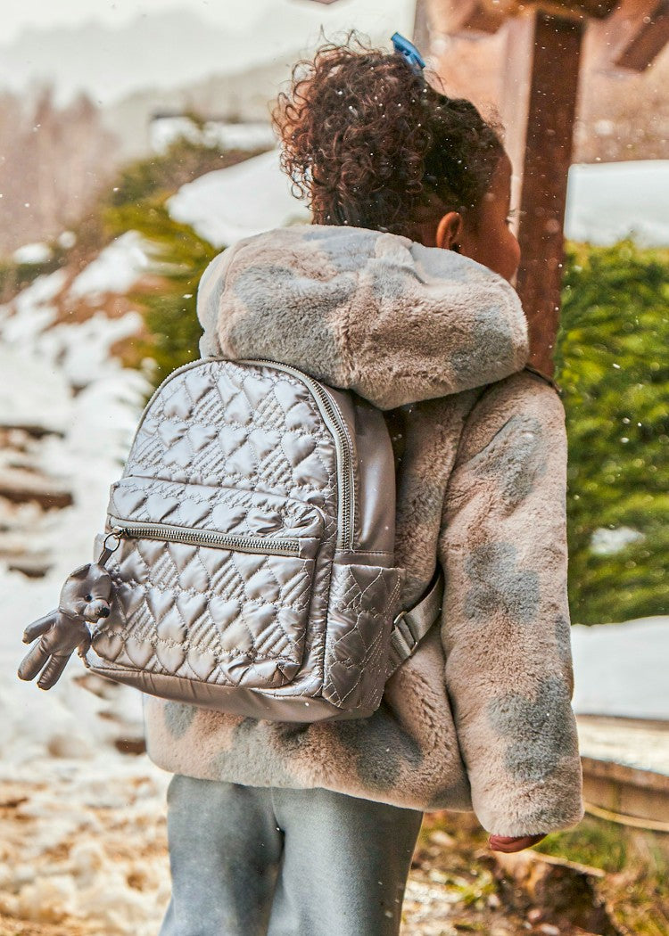 Metallic Padded Backpack by Mayoral