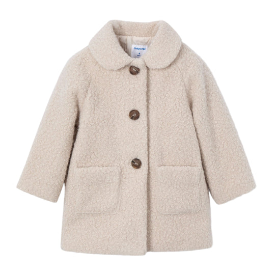 Shearling Coat - Sand by Mayoral