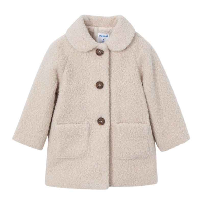 Shearling Coat - Sand by Mayoral