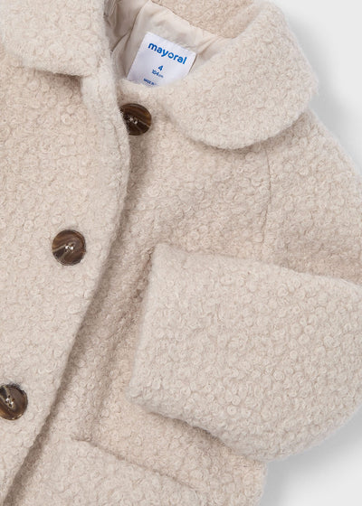 Shearling Coat - Sand by Mayoral