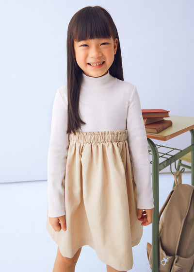 Cargo Pocket Dress - Sand by Mayoral - FINAL SALE