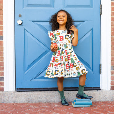 Kit Dress - Varsity Letters by Pink Chicken