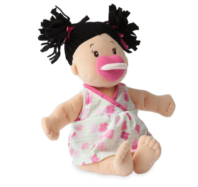 Baby Stella Doll - Peach with Black Hair by Manhattan Toy