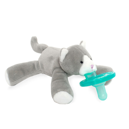Wubbanub Animal Pacifier - Grey Kitten