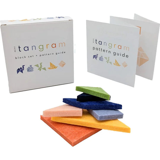 Mini Tanagram Block Set by Lowercase Toys