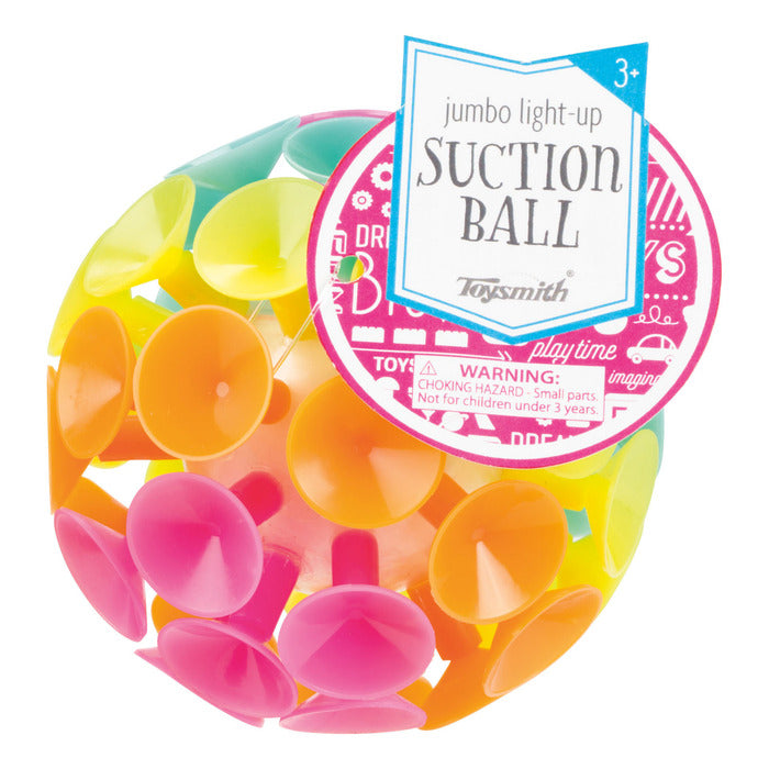 Jumbo Light-Up Suction Ball by Toysmith