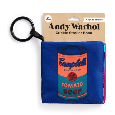 Andy Warhol Crinkle Fabric Stroller Book by Mudpuppy