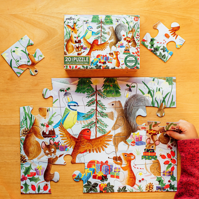 20 Piece Puzzle - The Little Christmas Tree by Eeboo