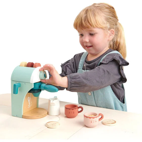 Babyccino Maker Wooden Toy Set by Tender Leaf Toys