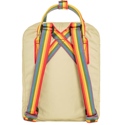 Kånken Rainbow Mini Backpack - Light Oak by Fjallraven