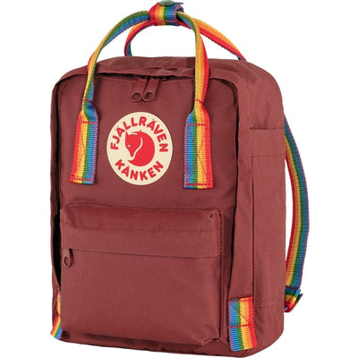 Kånken Rainbow Mini Backpack - Ox Red by Fjallraven