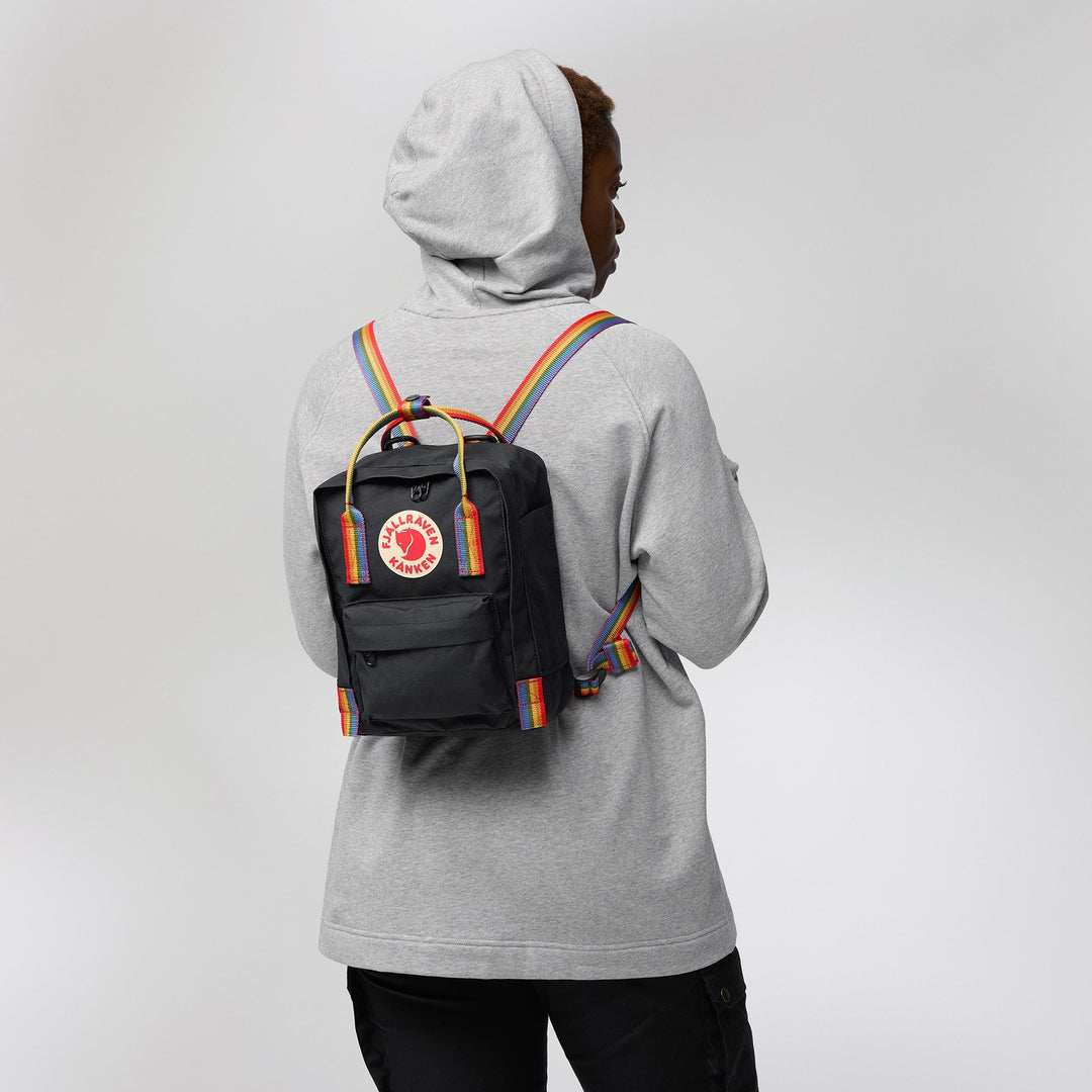 kanken mini backpack stores Fjallraven the bag s timeless design made from durable Kanken Rainbow Mini Backpack Cobalt