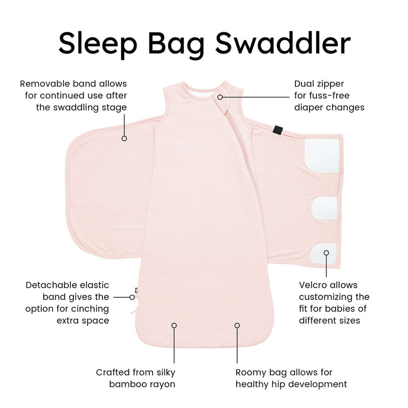 Sleep Bag Swaddler 1.0 Tog - Blush by Kyte Baby