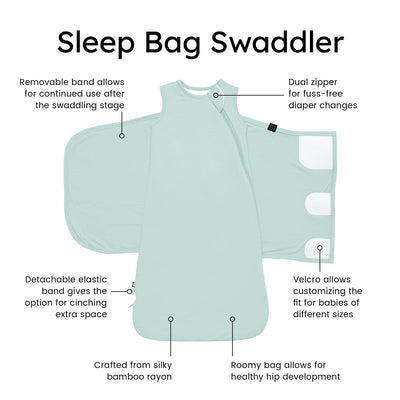 Sleep Bag Swaddler 1.0 Tog - Sage by Kyte Baby