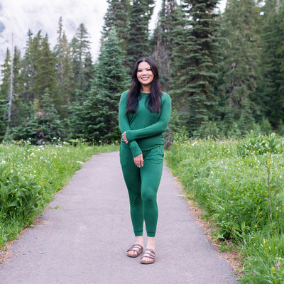 Women's Jogger Pajama Set - Forest by Kyte Baby