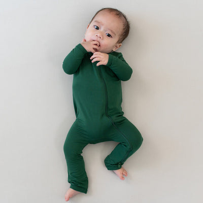 Zippered Romper - Forest by Kyte Baby