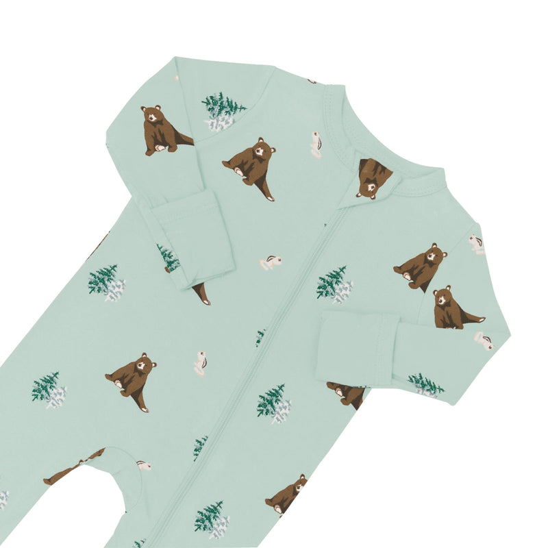 Printed Zippered Romper - Trail by Kyte Baby