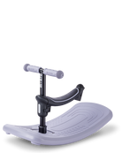 Purple balance board with a white background