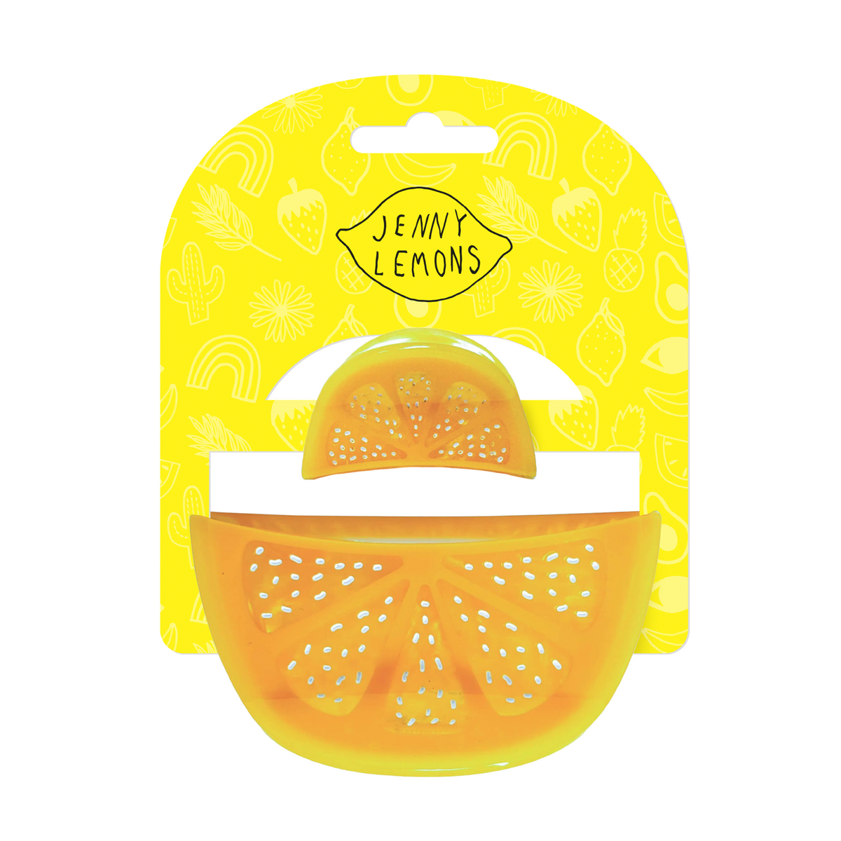 Jenny Lemons lemon squeezer with yellow packaging on a white background