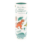 Meri Meri dinosaur-themed colouring roll on a white background