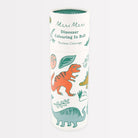 Meri Meri Dinosaur Colouring In Roll packaging on a white background