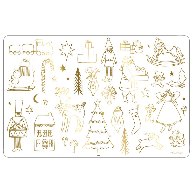 Christmas Colouring Placemats by Meri Meri