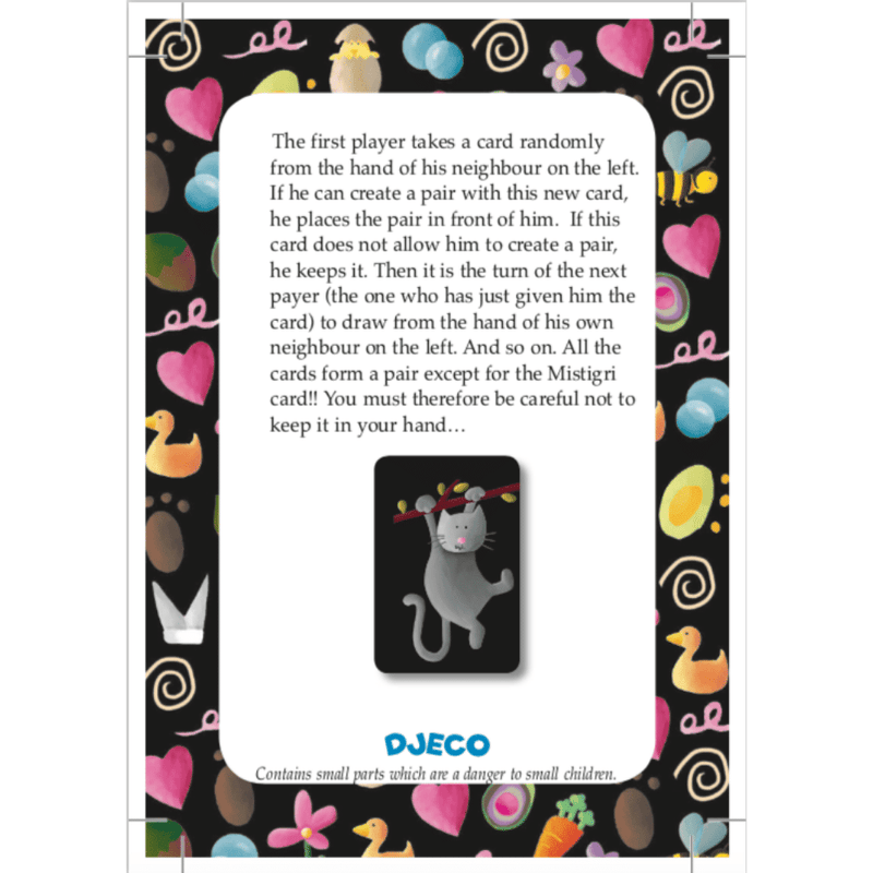 Mistigri Old Maid Card Game by Djeco