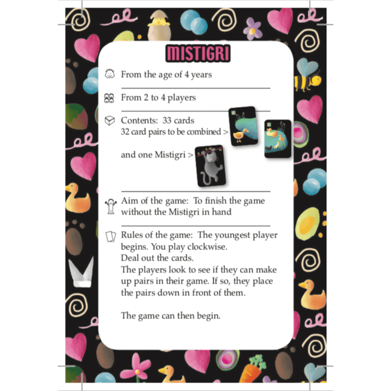 Mistigri Old Maid Card Game by Djeco