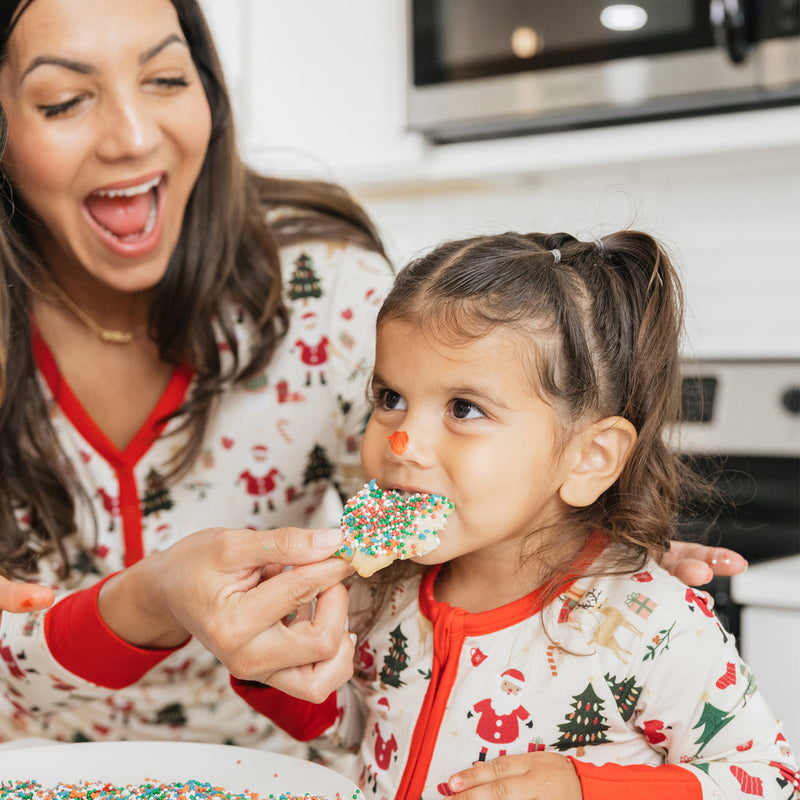 Cozy Christmas Bamboo Convertible Baby Pajamas by Emerson and Friends