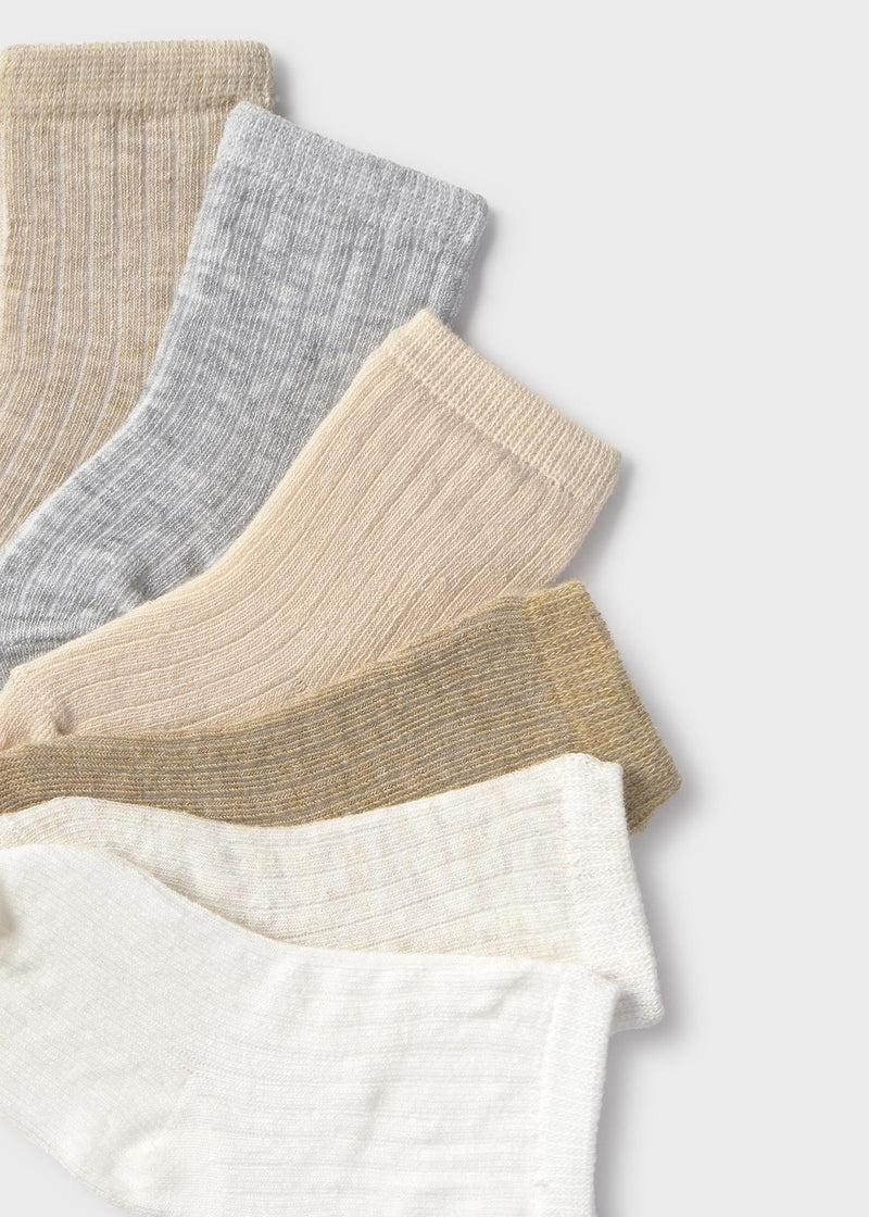Baby Socks 6 Pack - Neutrals by Mayoral