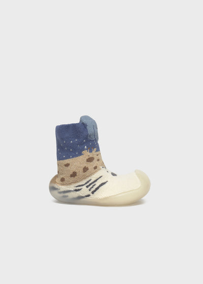Animal Socks with Flexible Non-Slip Soles - Arctic Blue by Mayoral