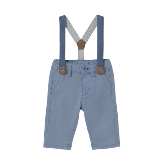 Baby Chino Pants with Suspenders - Riviera by Mayoral - FINAL SALE