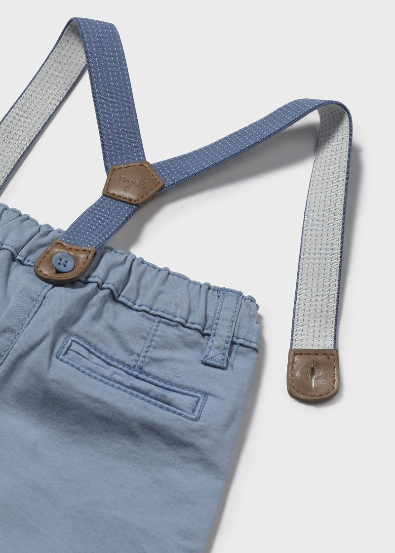 Baby Chino Pants with Suspenders - Riviera by Mayoral